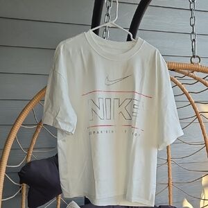 Nike Mens XL white With Logo Nwt